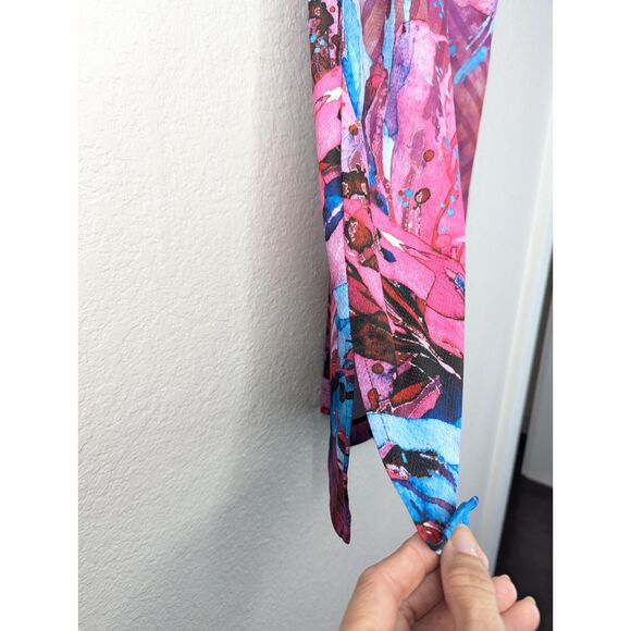 INKnBURN Womens Watercolor Sports Dress Size S Activewear Racerback Multicolor - Picture 5 of 6